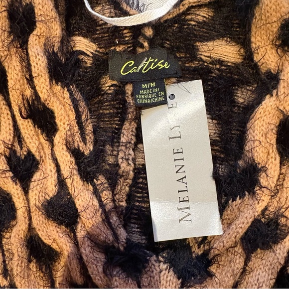 Vintage Designer - Black and Brown Knit Sweater - Picture 2 of 6